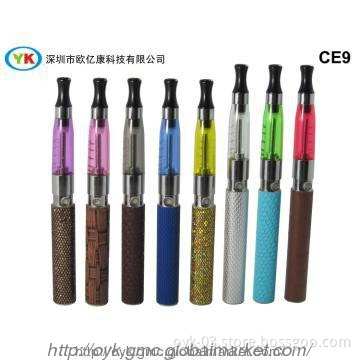 Leather Series CE9 Electronic Cigarettes with colorful battery